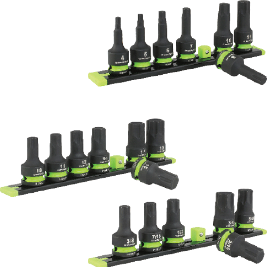Picture of RPT Impact Hex Driver Set - 7 Pc 1/2" Drive Short Metric + 6 Pc 1/2" Drive Short SAE