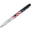Picture of O’Pen 3 EDC Pen with Tip and Clip Lights and Green Laser Pointer, Stars & Stripes