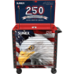 Picture of AMERICAN EAGLE 250th – 34" 6 DRAWER PREMIUM SERVICE CART – OLD GLORY RED