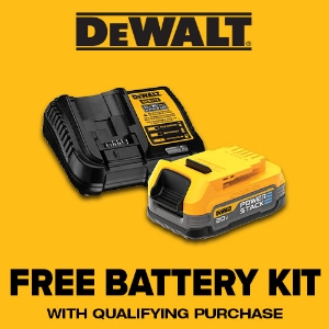Picture for category Free Dewalt Battery Kit
